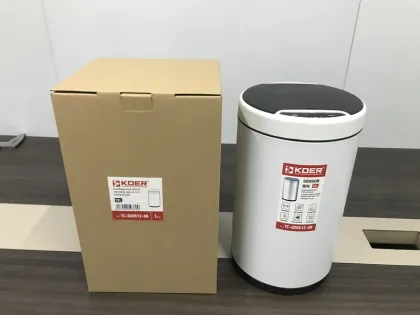 Відро для сміття сенсорне кругле KOER TC-020512-08 12 л (колір білий) (KR5936) — Photo 5