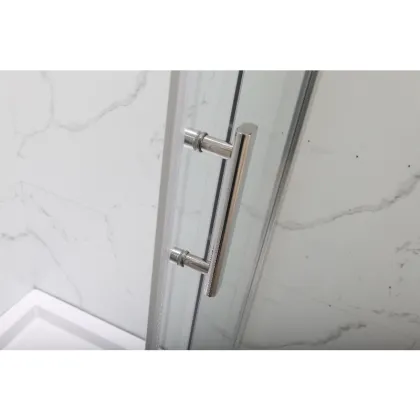 Душова кабіна з низьким піддоном Mixxus HARD SCT01-120x80x198-TR Chrome NEW прозоре скло 5мм (MI8428) — Photo 6