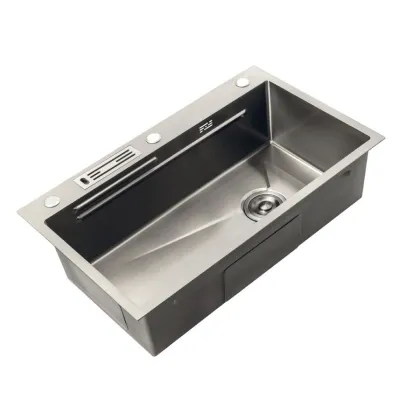Мийка Mixxus Premium MH7545-SET-05 NANO-SILVER (3.0/0.8) комплект (нержавійка) (MX9634) — Photo 2