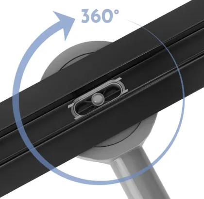 Трап для душу REA NEOX 80 SLIM PRO BLACK чорний — Photo 2