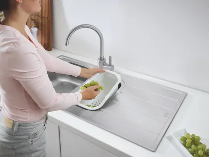 Мийка для кухні із нержавіючої сталі Grohe K200 (31564SD1) — Photo 2