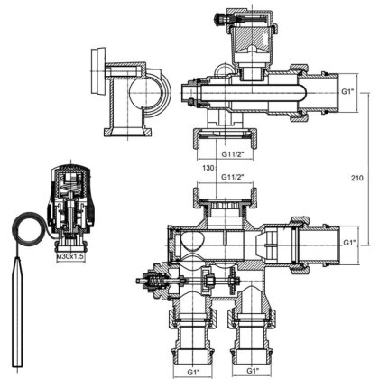 Змішувальна група SD Forte 1&quot; SF007W25 — Photo 1