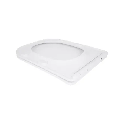 Сидіння для унітазу Qtap (Stork, Aquarius 630) 420x336x22 мм, White, з мікроліфтом, Slim Duroplast, Quick Release QTSC179W49263 — Photo 3