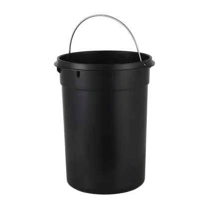 Відро для сміття з плавним закриттям кругле ZERIX SOLO-TC0205 SS COLOR 5л (колір нержавійка) (ZX5888) — Photo 7