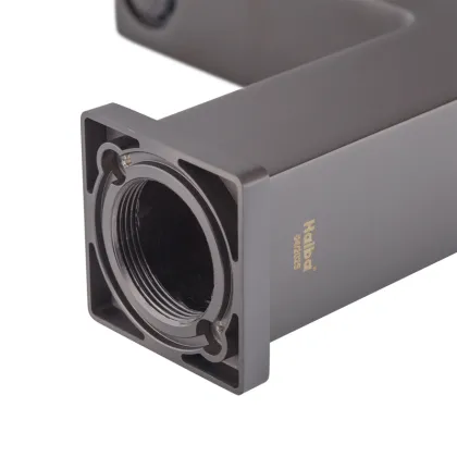 Змішувач для умивальника Haiba Kant 001 Graphite (Колір графіт) (HB9664) — Photo 4
