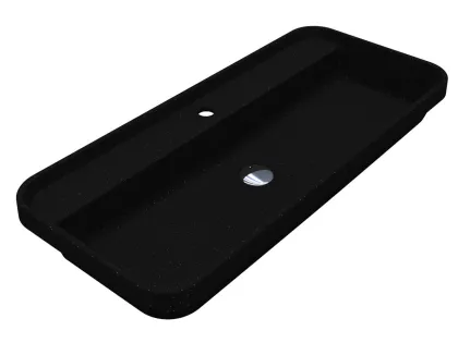 Умивальник OCEAN 900 MIRASTONE BLACK SHINE Miraggio