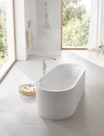Підлоговий змішувач для ванни Grohe Essence New (23491001) — Photo 3