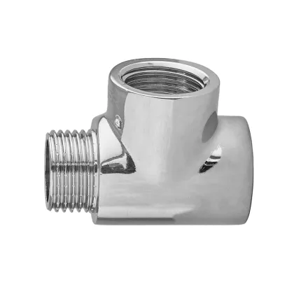 Трійник редукційний Koer KF.T06FFM.CHR - 1/2" FFМ хром (KR5622) — Photo 1