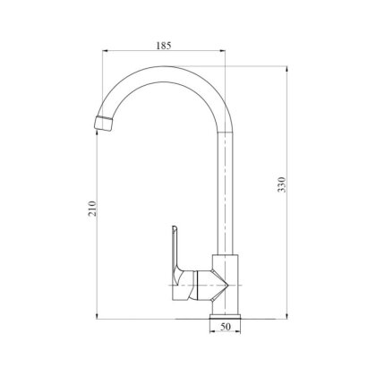 Змішувач для кухні Brinex 40C 007 — Photo 1