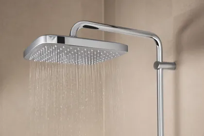 Душова система з термостатом для настінного монтажу Grohe Tempesta System 250 Cube (26689001) — Photo 12