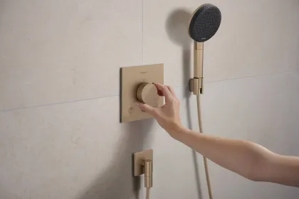 ECOSTAT COMFORT E термостат для 2х споживачів, ПМ, шліфованна бронза — Photo 2