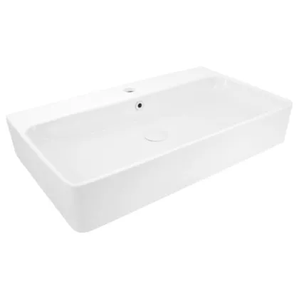 Раковина Qtap Nando 710х425х135 White з донним клапаном QT1211K427W — Photo 3