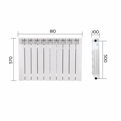 Радіатор біметалічний Thermo Alliance Bi-Vulcan PLUS 500/100 1,8 кг — Photo 1