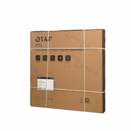 Дзеркало Qtap Mideya (MI1) 800x800 з LED-підсвічуванням Touch, з антизапотіванням, димером, рег. яскравості  — Photo 6