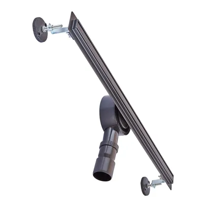 Душовий трап з нерж. сталі SUS304 Mixxus Drain-05-70-Slim Black (30x700 мм) (Чорний) (MI6170) — Photo 4