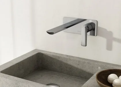Змішувач для раковини (умивальника) KOHLMAN EXPERIENCE CHROME+ BOX прихованого монтажу — Photo 1
