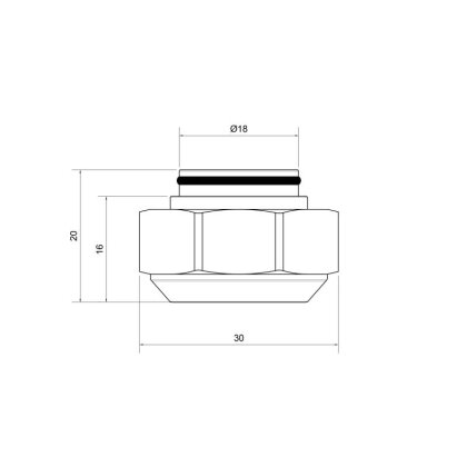 Євроконус Icma 15х3/4&quot; для мідної труби №93 — Photo 1