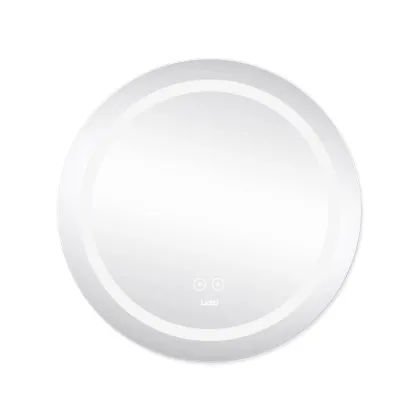 Дзеркало Lidz Aria R800 з LED-підсвічуванням Touch, з антизапотіванням, з димером, рег. яскравості LD78LR800 — Photo 2