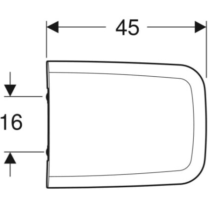 Сидіння для унітазу Geberit iCon Square 571910000 — Photo 1