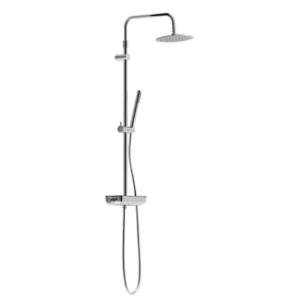 Душова система з душовим ТМС змішувачем полицею, хром Damixa 936750000 Scandinavian Pure