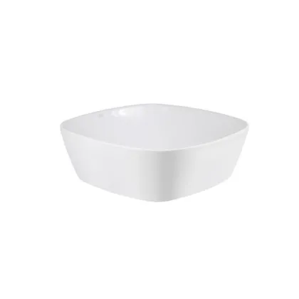 Раковина-чаша Qtap Kolibri 400х400х140 White з донним клапаном QT10117040TW — Photo 3