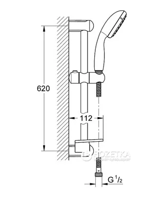 Набір змішувачів Grohe Eurosmart M-Size (123248MK) — Photo 4