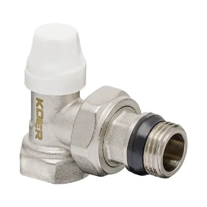 Комплект для підключення радіатора Koer SET-11 - 1/2"x1/2" (кутовий) з термоголовкою ВЗ (KR3175) — Photo 6