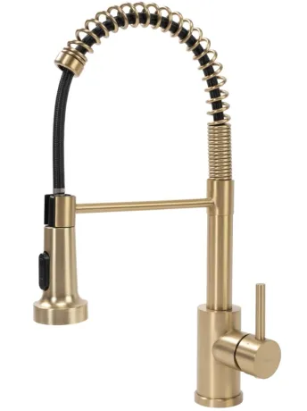 Змішувач для кухні REA COLIN BRUSHED GOLD матове золото — Photo 1