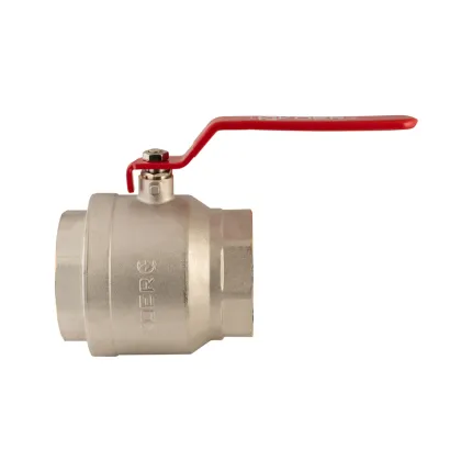 Кран кульовий Koer KR.214 - 4" FF ГГВ (ручка "важіль" червона) (KR4952) — Photo 2