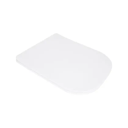 Сидіння для унітазу Qtap (Stork, Aquarius 630) 420x336x22 мм, White, з мікроліфтом, Slim Duroplast, Quick Release QTSC179W49263