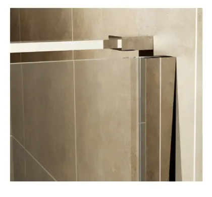 Душова кабіна без піддону Koer SR SC02-100x80x200-TR-01 прозоре скло Easy Clean 8мм, хром (KR5355) — Photo 1