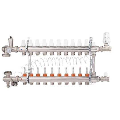 Колекторна група Icma 3/4&quot; 10 виходів, з витратоміром №A2K013
