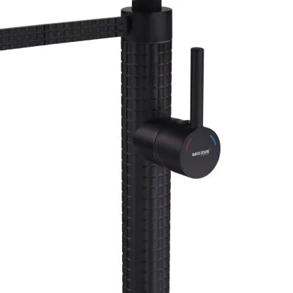 Змішувач для кухні Mixxus Premium Oliwer 017 BLACK REFL.BLACK (MI6966) — Photo 1