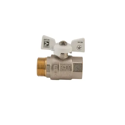 Кран кульовий Koer 1" ГШМ (KR.218.W) білий (KR0184) — Photo 4