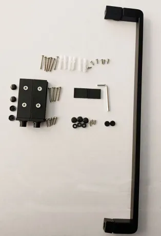 Душова кабіна без піддону Mixxus Premium BEVEL SC01-90x90x195-TR Black прозоре скло 6мм (MI6864) — Photo 3