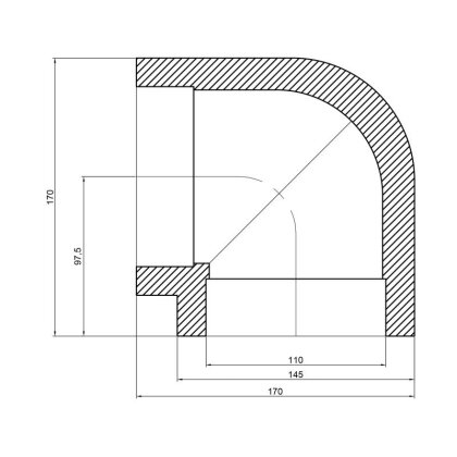 Кутик PPR Thermo Alliance 110, 90° — Photo 1