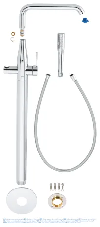 Підлоговий змішувач для ванни Grohe Essence New (23491001) — Photo 2