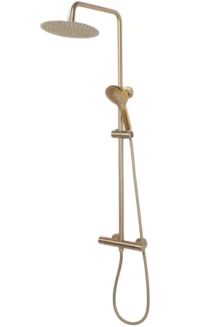 Душовий гарнітур REA VINCENT BRUSHED GOLD матове золото з термостатом — Photo 4