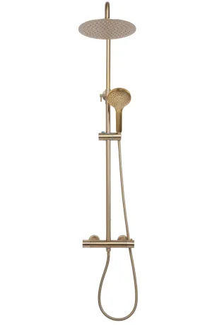 Душовий гарнітур REA VINCENT BRUSHED GOLD матове золото з термостатом — Photo 3