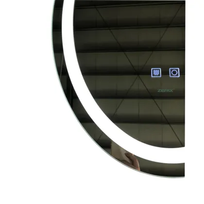 Дзеркало ZERIX FUSION MV01-50x70 з LED Touch, Anti-fog, димером, рег. яскравості (ZX6067) — Photo 2