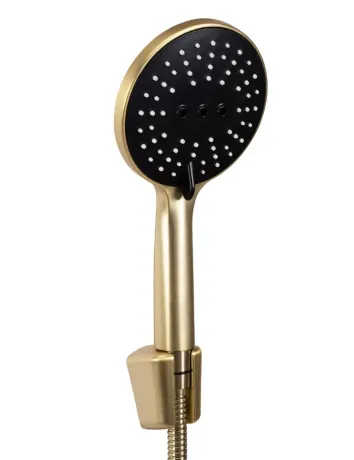 Змішувач для ванни та душу REA FOSS BRUSHED GOLD настінний з виливом — Photo 2