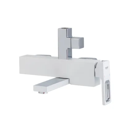 Душова колона зі змішувачем KOER KB-56009-04, 3 функціі (Колір хром+білий) (KR5987) — Photo 7