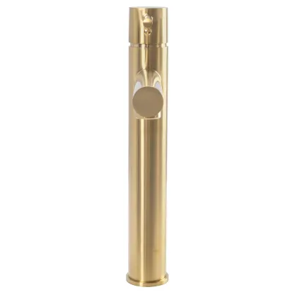 Змішувач для раковини (умивальника) REA TESS BRUSHED GOLD високий * — Photo 2