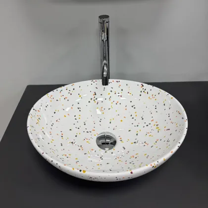 Умивальник (раковина) VBI PARMA MOSAIC GLOSSY накладний — Photo 2