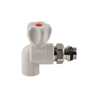 Кран кульовий радіаторний PPR Thermo Alliance 20х1/2" кутовий — Photo 2