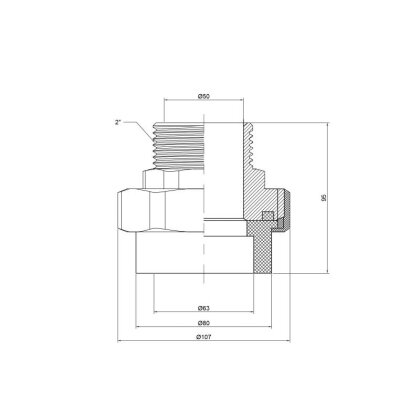 Згін &quot;Американка&quot; PPR Thermo Alliance 63х2 ЗР — Photo 1