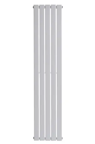 Дизайнерський вертикальний радіатор опалення ARTTIDESIGN Livorno 5/2200/340/50 білий матовий — Photo 3