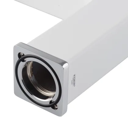 Змішувач для умивальника KOER KB-10009-04 (Колір хром+білий) (KR5975) — Photo 3