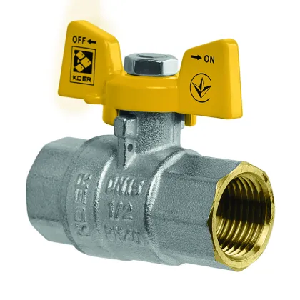 Кран кульовий Koer KG.207 - 1/2" FF ГГМ (газ) (KR4958) — Photo 1