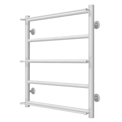 Рушникосушарка водяна Ladder П5 500х600 Deffi нержавіюча сталь (Білий, Бокове праве підключення) — Photo 1